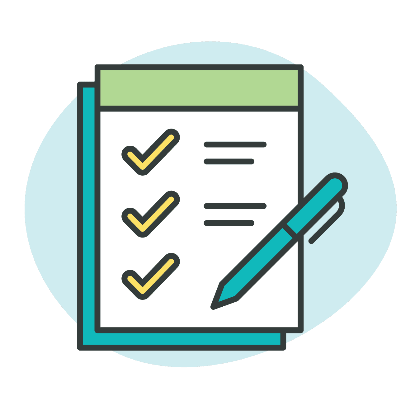 Checklist clipboard