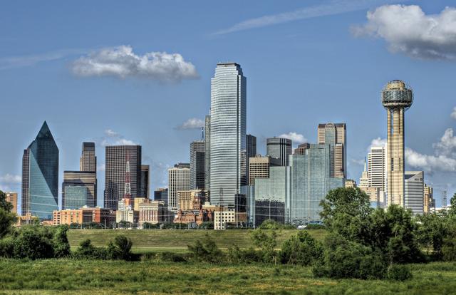 A photo of the Dallas, TX skyline